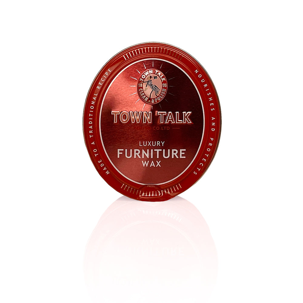 Town Talk Polish Luxury Furniture Wax Traditional Recipe Nourishes and Protects Closed Tin