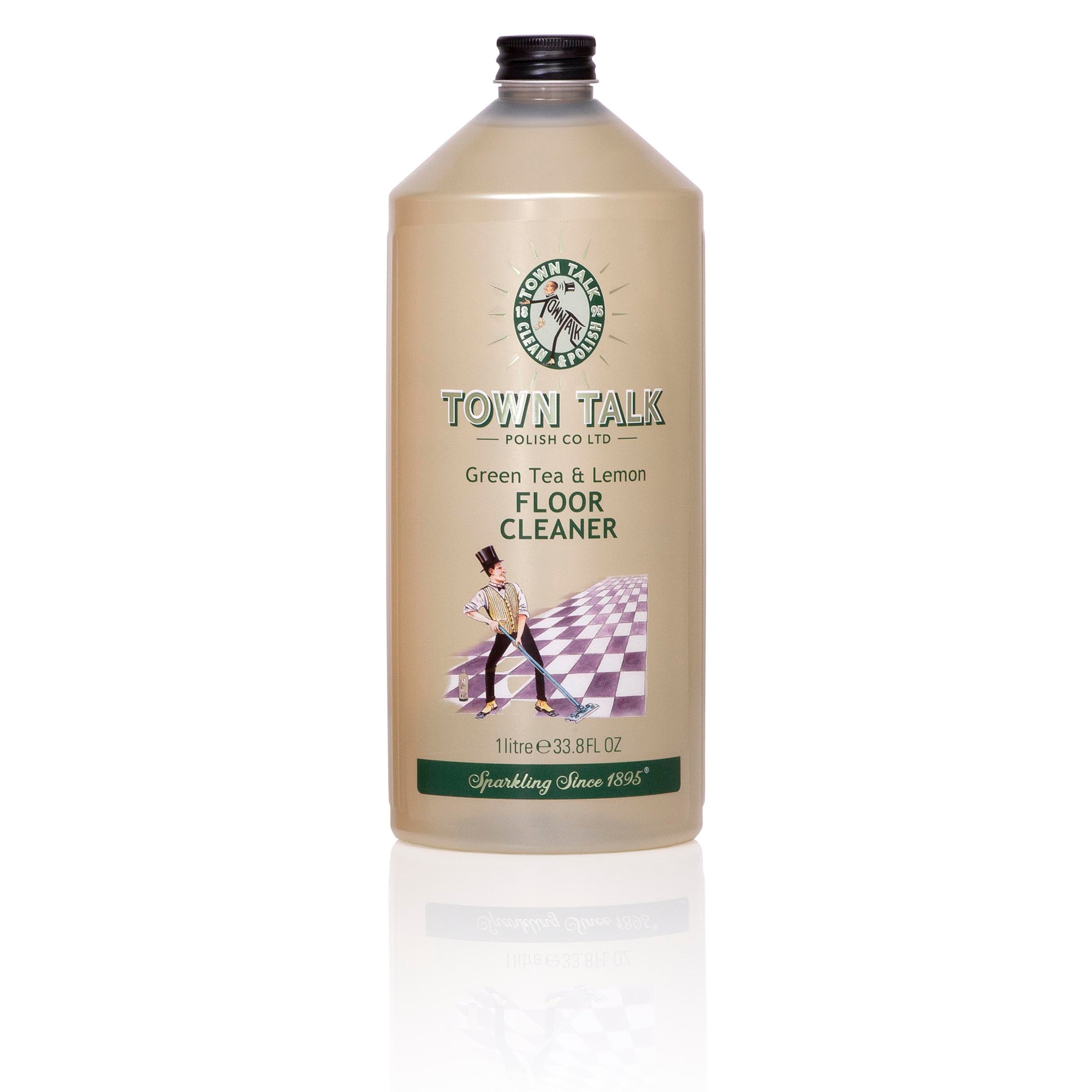 Town Talk Polish Green Tea and Lemon Floor Cleaner 1 Litre Bottle