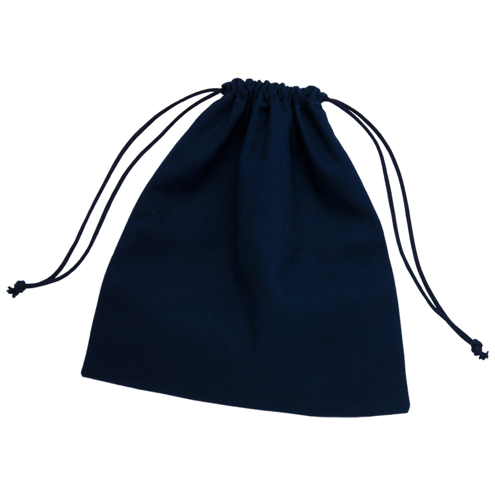 Town Talk Polish Navy Blue Drawstring Storage Bag 30x30cm