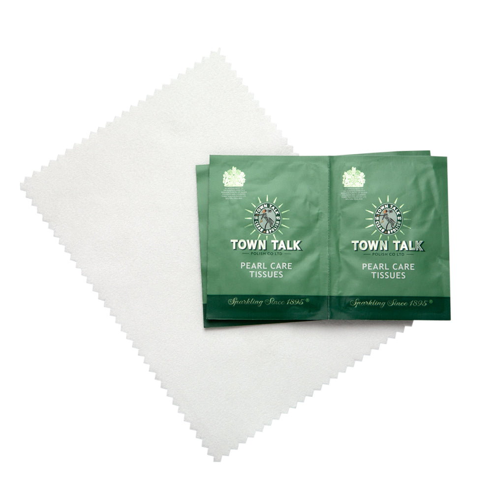 Town Talk Pearl Care Tissues Kit with Polishing Cloth