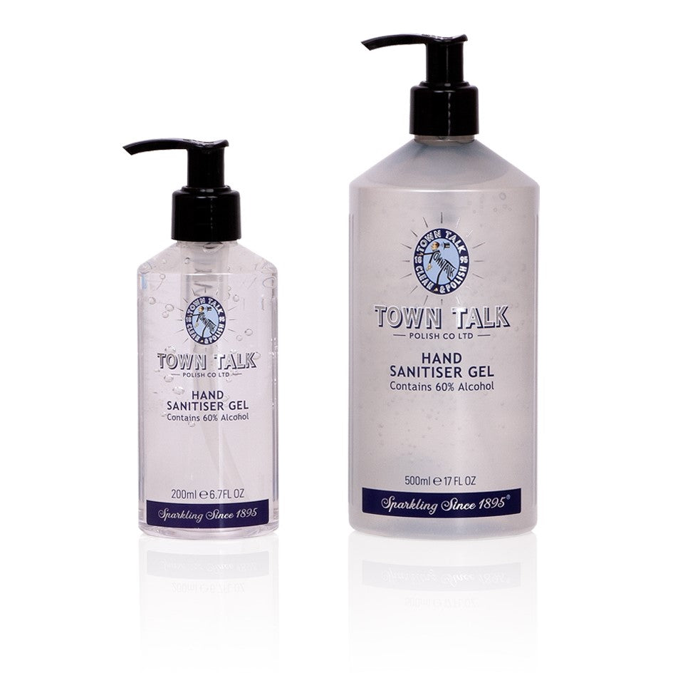 Two Bottles of Town Talk Hand Sanitiser Gel