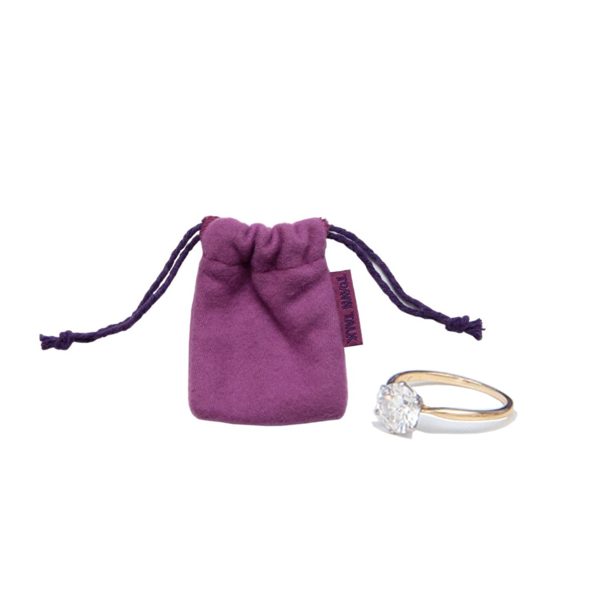 Small Anti-Tarnish Jewellery Storage Pouch For Silver
