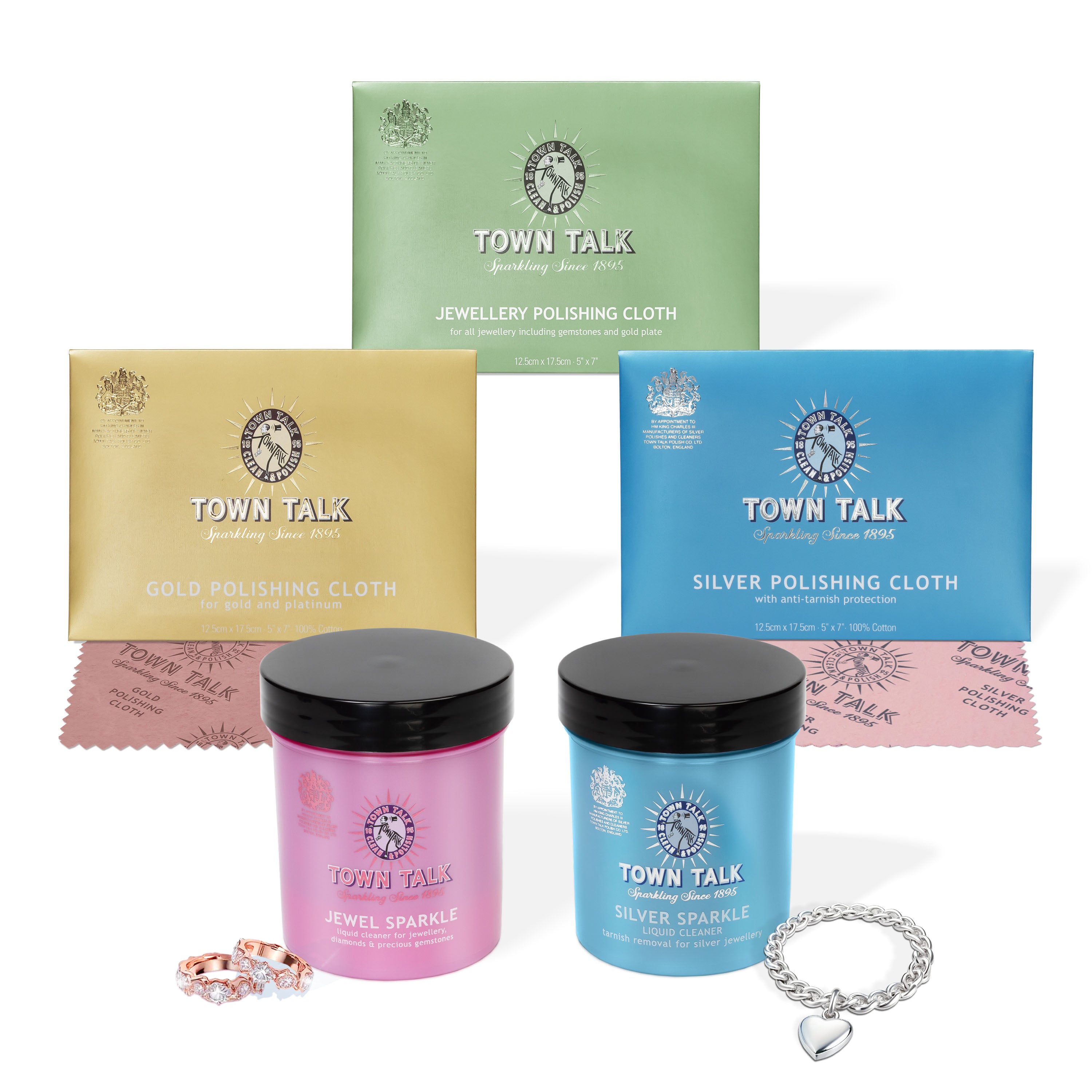 Jewellery Cleaning Bundle - Care for all types of jewellery