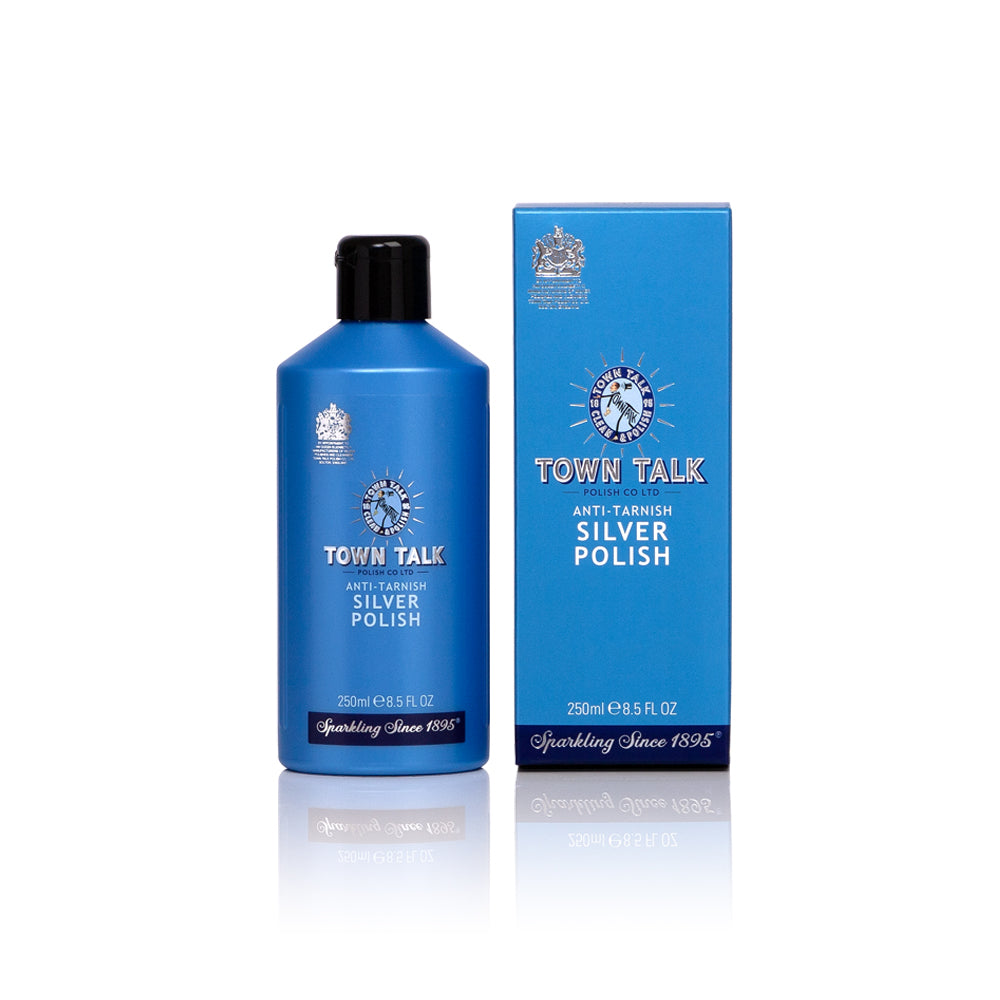 Town Talk Professional Anti-Tarnish Silver Polish 250ml bottle and box